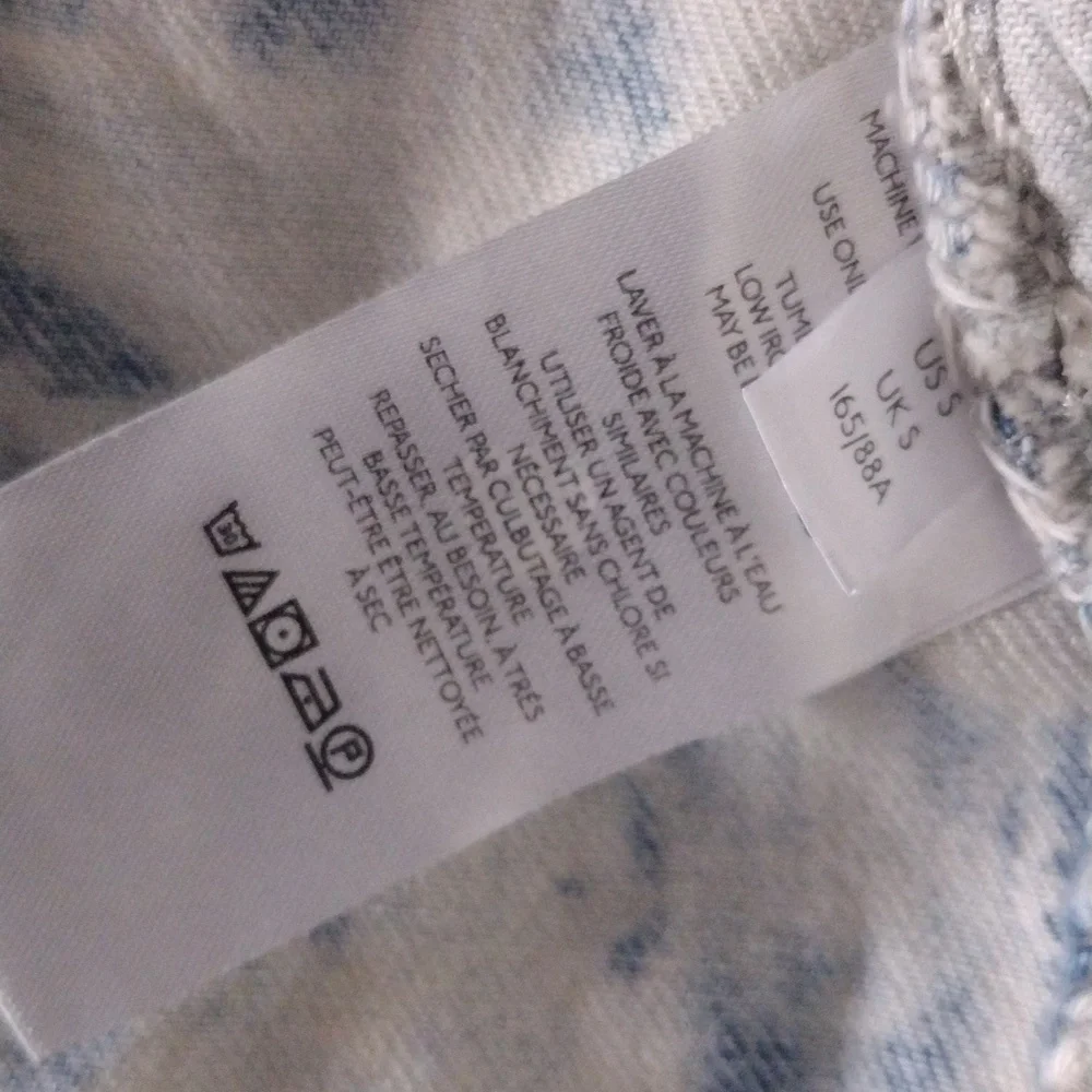 Free people blue jean jacket the stressed tie dye - Picture 7 of 8